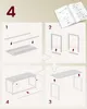 VASAGLE Tisch, Computertisch, Bürotisch, 160 x 60 x 76 cm, Produktbild-Vorschau 4