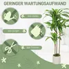 HOMCOM Künstlicher Dracaena-Baum 120 cm mit biegsamen Produktbild-Vorschau 5