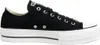 A studio shot of a black Converse Chuck Taylor All Star Lift Ox sneaker. Anteprima dell’immagine prodotto
