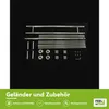 Französischer Balkon Fenstergeländer Edelstahl V2A 90x128 Produktbild-Vorschau 2