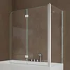doporro Paroi de Baignoire 80x120x140cm Pare Baignoire Fixe Voir les images du produit 1