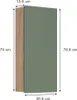 Nástenné skrinky Vicco Izan Zelený/zlatý dub 36.6 x 76.6 Náhľad obrázku produktu 2