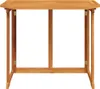 vidaXL Tavolo da bistrot 90x50x75 cm in legno massiccio di Anteprima dell’immagine prodotto 3