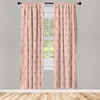 ABAKUHAUS Fleur De Lis Vorhänge 2 Panel Set für Wohnzimmer Produktbild-Vorschau 1