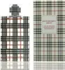 A bottle of Burberry Brit perfume and its packaging, both featuring the iconic Burberry plaid pattern. Anteprima dell’immagine prodotto