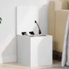 vidaXL Truhlica biela 30x35x35 cm Materiál na báze dreva Náhľad obrázku produktu 2