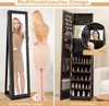 COSTWAY Armoire à bijoux, armoire à glace avec miroir Voir les images du produit 4