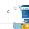 Etiketten Premium A4, weiß 105x148 mm Papier matt 100 St. Produktbild-Vorschau 1