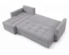 AX LIVING Ecksofa ELIF Hellgrau mit Schlaffunktion L-Form, Produktbild-Vorschau 5