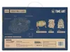 Robotime Mechanisch Houtpuzzle 3D-Sterrenbeeldenklok, Zelf Productafbeelding-voorbeeld 4