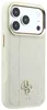 Custodia Guess con motivo a righe e logo 4G, color beige, Anteprima dell’immagine prodotto 4