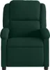A studio shot of a dark green recliner chair. Náhľad obrázku produktu