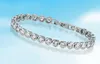Crystal blue Tennisarmband silber funkelnde Zirkonia Länge Produktbild-Vorschau 1