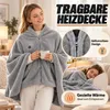 USB-Heizdecke zum Umhängen 160 × 90 cm, beheizbare Heizcape Produktbild-Vorschau 6