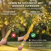 Premium Konfettikanone Gold 10er Set - Elegante Produktbild-Vorschau 3