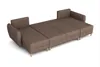 Easy4You Hellgrau Ecksofa Manstad in U-Form 305x95x145 cm Produktbild-Vorschau 4