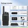 A collage of images showing the contents of a package for Retevis RT668 walkie talkies. Náhľad obrázku produktu