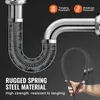 VEVOR Rohrreinigungsspirale 14 m x 22 mm, professionelles Produktbild-Vorschau 3