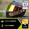 Broken Head BeProud Sport Gold Motorradhelm + Verspiegeltes Produktbild-Vorschau 2