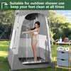 Skládací sprchová vanička 104x104x13 cm, přenosná sprchová Náhled obrázku produktu 3