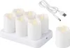 LUMINEO Kerze LED Plastik indoor 486717 6St weiß Produktbild-Vorschau 2