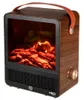 A product shot of a portable electric fireplace with a wood-grain finish. Náhled obrázku produktu