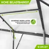 BRAST Gewächshaus Aluminium mit Fundament | 190x190x195cm | Produktbild-Vorschau 2