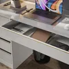 Biurko Vicco Sherry Biały wysoki połysk 55 x 120 cm z Podgląd zdjęcia produktu 4