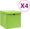 vidaXL Aufbewahrungsboxen mit Deckeln 4 Stk. 28x28x28 cm Produktbild-Vorschau 6