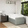 vidaXL Postel Boxspring s matrací Light Grey 100x200 cm Náhled obrázku produktu 3