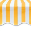 vidaXL Telo per tenda da sole giallo e bianco 6x3 m (senza Anteprima dell’immagine prodotto 9