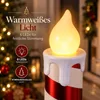 4x LED Candy Kerze 83cm | Outdoor | XXL Zuckerstange Produktbild-Vorschau 3