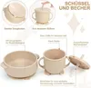 Kindergeschirr-Set Silikon Baby Geschirrset, Rutschfest Produktbild-Vorschau 3
