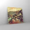 Bilder auf glas - Brücke Straße Fluss - 70x70cm - Produktbild-Vorschau 4
