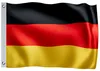 MONZANA® Bandiera Germania Nazionale 150x90cm Occhielli in Anteprima dell’immagine prodotto 1