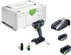 A set of tools including a drill, batteries, charger, and storage case. Voir les images du produit