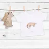 Mr. & Mrs. Panda Babyshirt Nasenbaer 12. - 18. Monat - Weiß Produktbild-Vorschau 2