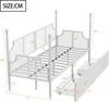 Divano letto Sweiko in ferro 90x200, schienale e braccioli Anteprima dell’immagine prodotto 10