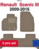 Beige Veloursmatten für: Renault Scenic III Minivan Produktbild-Vorschau 16