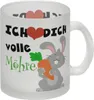 Ich liebe dich volle Möhre Glas Tasse Produktbild-Vorschau 1