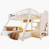 Merax Etagenbett 90x200 cm + 140x200 cm, Kinderbett mit LED Produktbild-Vorschau 8