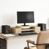vidaXL Stojan na monitor s úložným prostorem Sonoma dub Náhled obrázku produktu 2