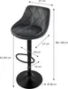 ML-Design 4er Set Barhocker Tresenhocker  360° drehbar, Produktbild-Vorschau 6