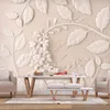 Vlies Fototapete - Paper Flowers (Beige) 350x245 cm Blumen Produktbild-Vorschau 2