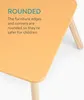 Navaris Kindersitzgruppe 3tlg. aus Holz - 1 Kindertisch 2 Produktbild-Vorschau 2