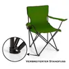 BigDean 2X Faltstuhl GRÜN Campingstuhl Anglerstuhl mit Produktbild-Vorschau 4