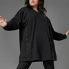 adidas Damen Sweater Dress Gr.3X (Plus Size) schwarz Produktbild-Vorschau 4