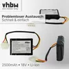 Batteria di ricambio AL-KO Robolinho 1000 442175 2500 mAh Anteprima dell’immagine prodotto 12
