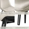 Lot de chaises de salle à manger Monroe aspect velours - Voir les images du produit 5