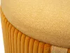 Bolzano Zestaw Puf z Schowkiem Musztardowy 2 szt Ø38x38cm Podgląd zdjęcia produktu 5